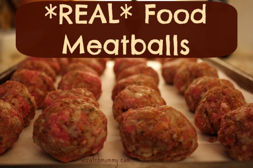 Real Food Meatballs - By Scratch Mommy (WAPF Approved!)