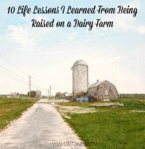 Being a farmer is not for everyone. When you're raised on a dairy farm you learn life lessons that will impact your life forever.