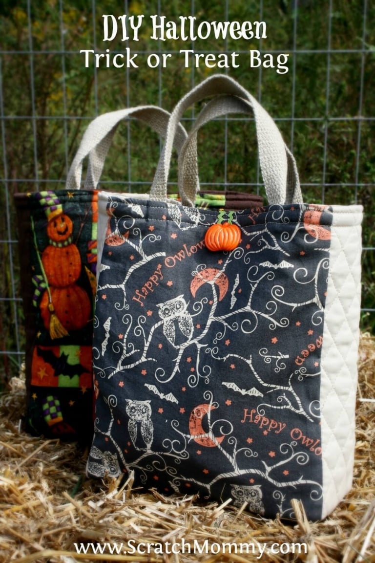 DIY Halloween Trick Or Treat Bag Sewing Project - Scratch Mommy