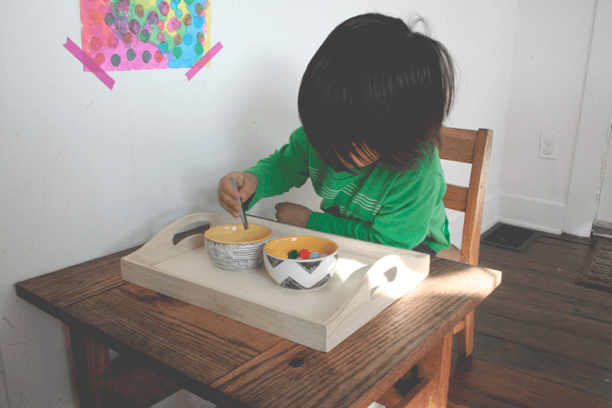 Montessori lessons are very simple, yet extremely rich. Read Crystal's post on setting your home up for Montessori and what simple things to include.