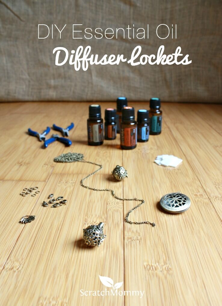 These DIY essential oil diffuser locket necklaces are a great way to reap the benefits of the healing powers of essential oils AND look fashionable.