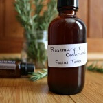 Made with only three simple ingredients, this DIY rosemary cedarwood facial toner is first infused in rosemary leaves for extra nourishing powers.