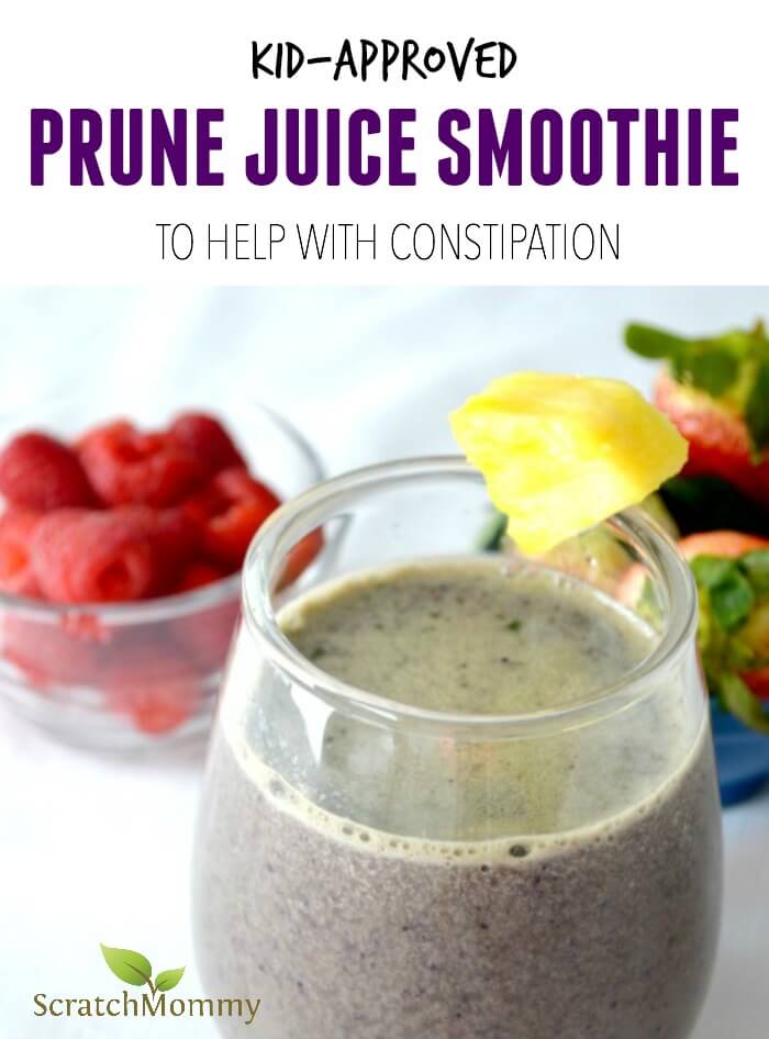 The last thing any parent wants is for their child to suffer from constipation. Try this kid-approved prune juice smoothie to help move things naturally along.