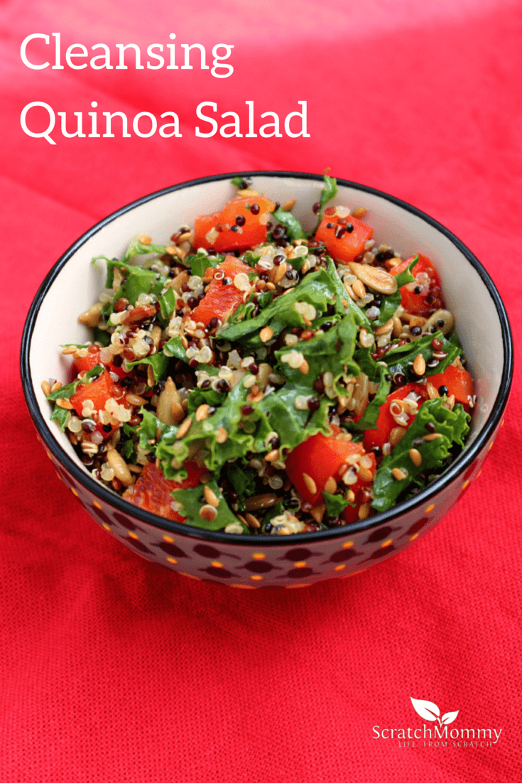 This cleansing quinoa salad recipe is perfect to boost your superfood intake. Who says detoxing means consuming only juice?