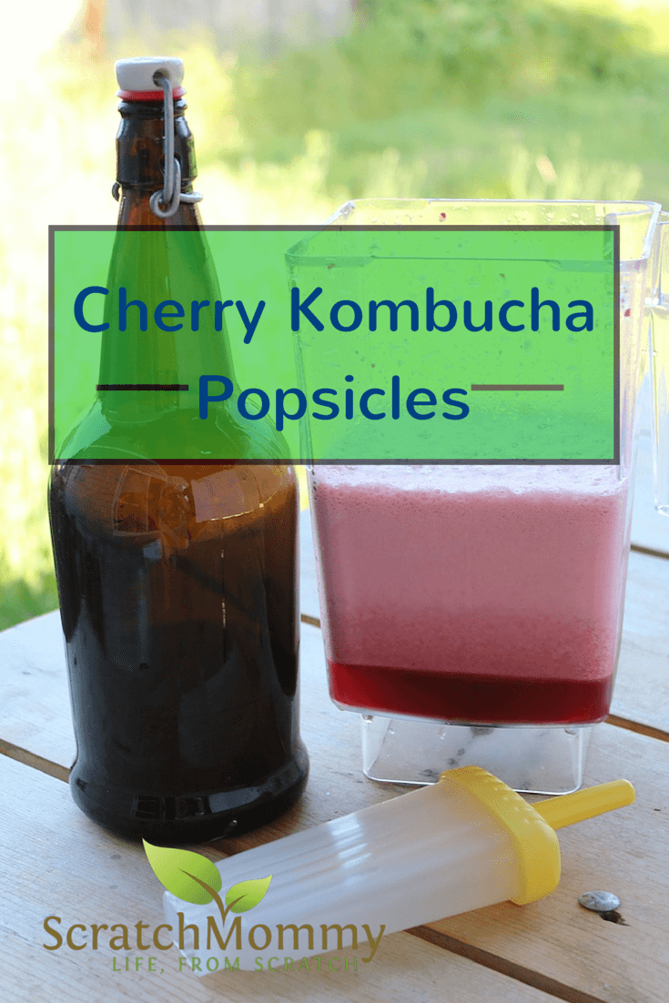 Cherry Kombucha Popsicle Recipe