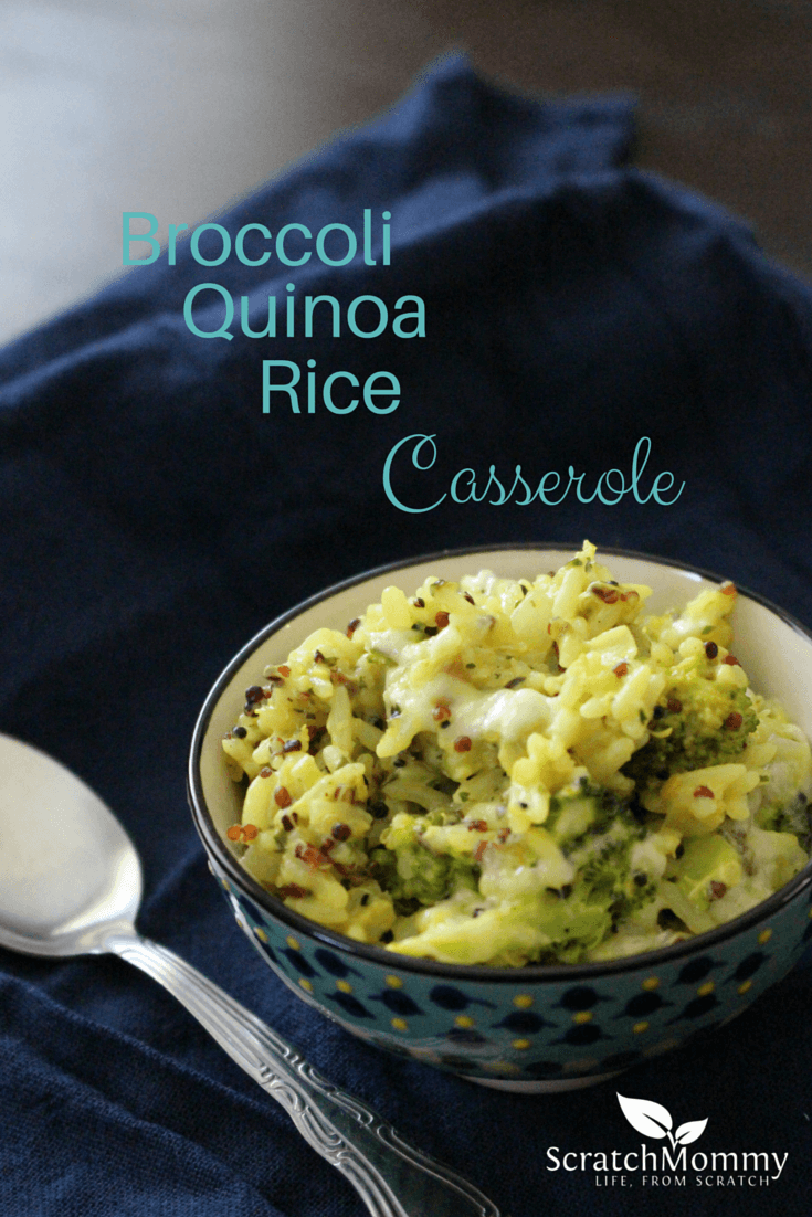 Broccoli Quinoa Rice Casserole Recipe