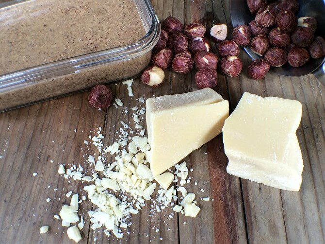 Cooking with Cocoa Butter: {Sprouted Hazelnut Cocoa Butter Recipe}