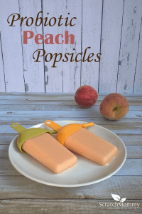Probiotic Peaches and Cream Popsicle Recipe
