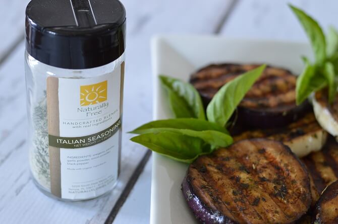 Mediterranean Grilled Eggplant with Naturally Free Spice Blends
