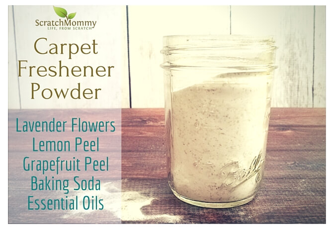 Carpet Freshener Powder - Lavender, Lemon, Grapefruit - Scratch Mommy