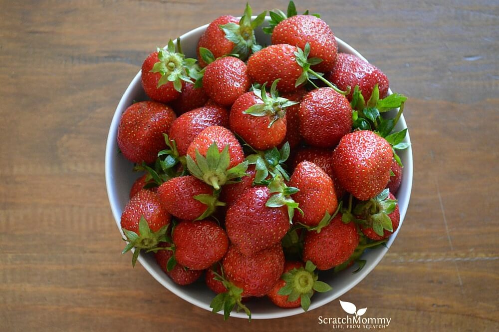 Strawberries are high in Vitamin C, which is fantastic for your skin! Learn how to eat your way to healthy skin- Scratch Mommy
