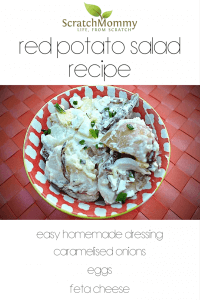 Red Potato Salad Recipe (with an ingredient from every food group, literally an entire meal in a bowl!) - Scratch Mommy