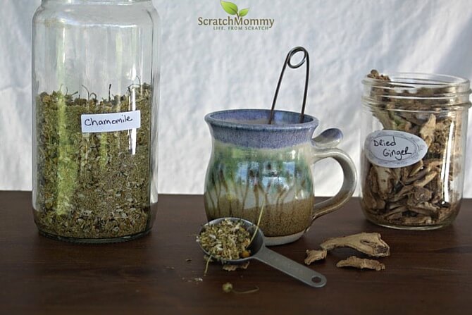 Ginger Chamomile Digestive Tea (a bitter tea to help you with digestion)- Scratch Mommy