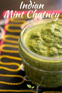 Fresh & Fragrant Indian Mint Chutney Recipe (you will want to put this on All.The.Food!)- Scratch Mommy