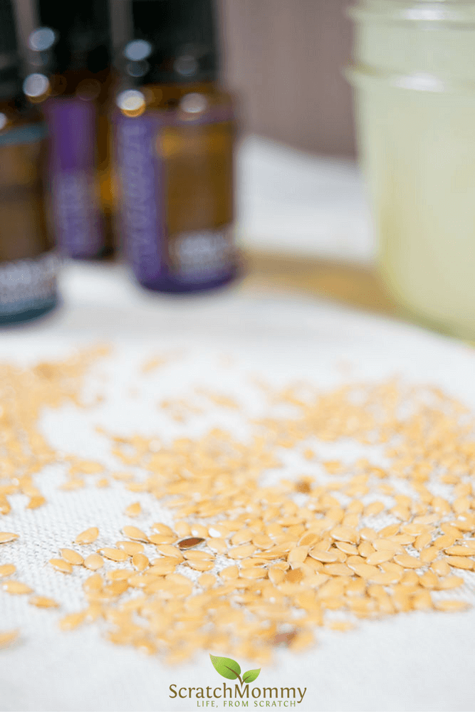 Beautiful flax seeds...for DIY natural hair gel? Yup, you betcha! Make your very own affordable, easy, and effective hair gel!- Scratch Mommy