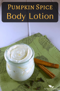 DIY Pumpkin Spice Body Lotion (perfectly scented, perfectly concocted for beautiful and radiant skin)- Scratch Mommy